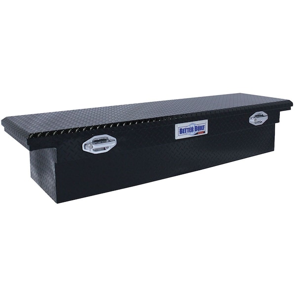 72IN BLACK SINGLE LID BOX - LOW PROFILE